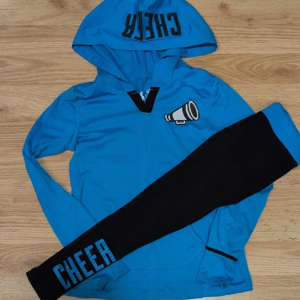 Justice Blue Cheer Hoodie Legging Set - Picture 3 of 8